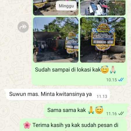 Pengiriman Papan Bunga Duka Paduraksa Pemalang